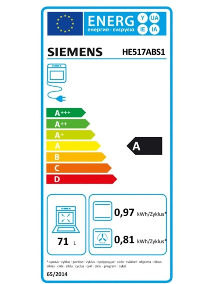 EQ521IA00 iQ500, Herdset