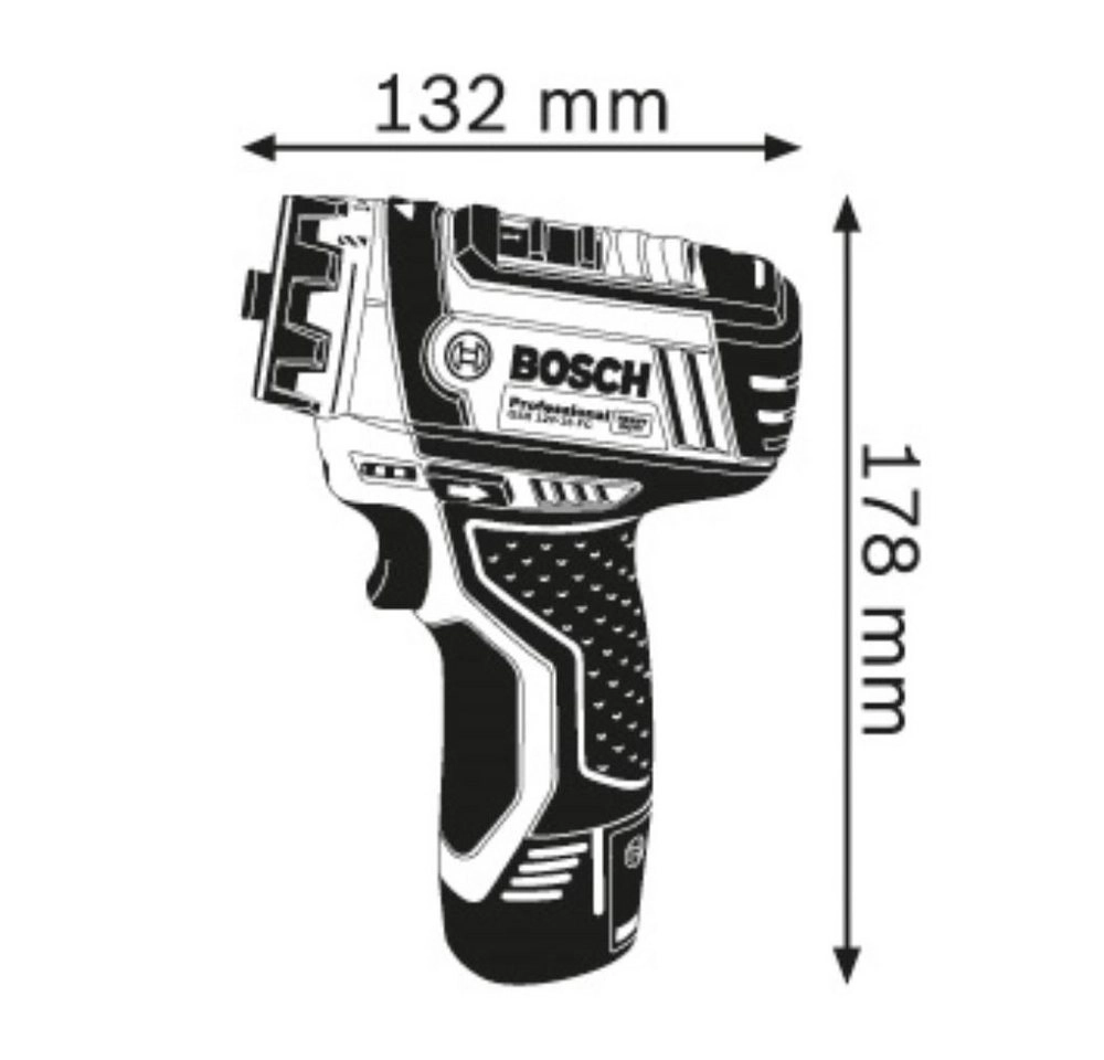 Akku-Bohrschrauber GSR 12V-15 FC Professional