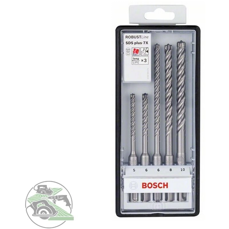 Hammerbohrer-Satz SDS-plus-7X, 5-teilig