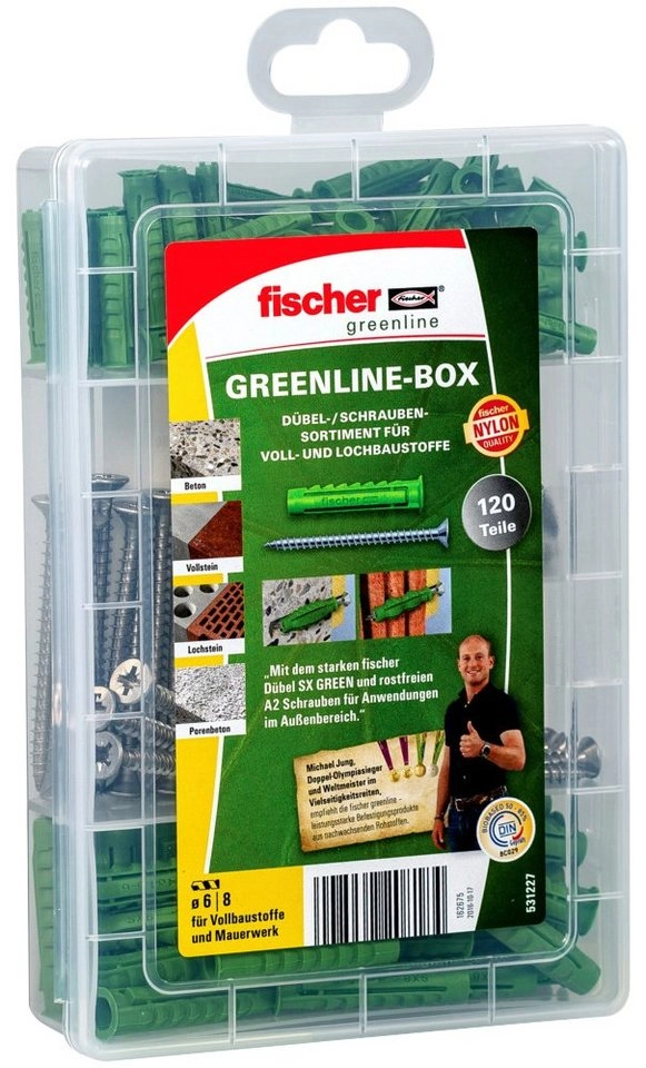 Meister-Box greenline SX S + A2, Dübel