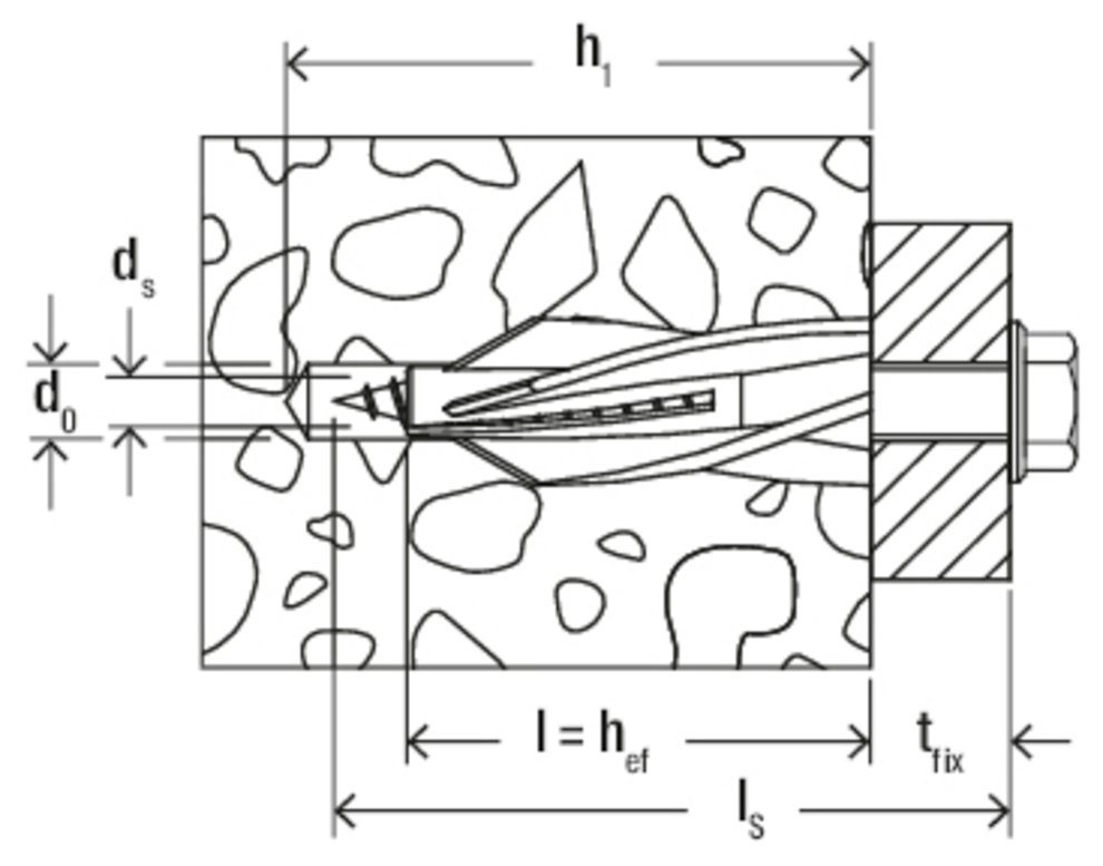 Gasbetondübel GB 8