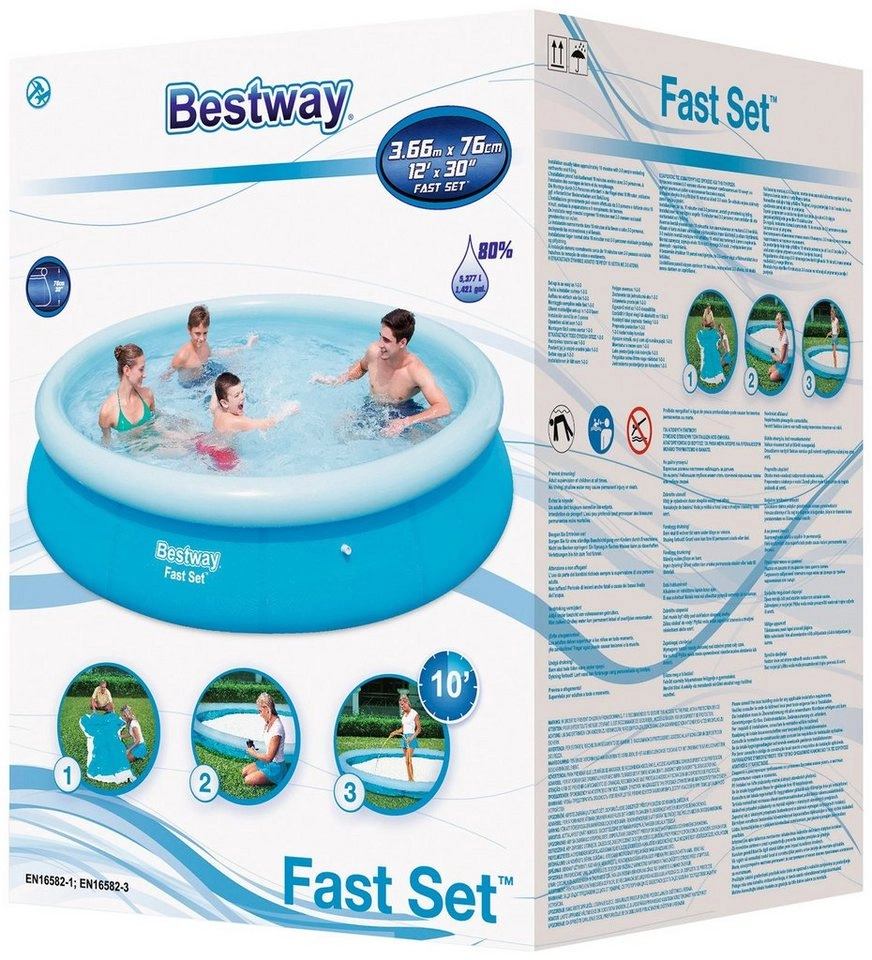 Fast Set Aufstellpool, Ø 366cm x 76cm, Schwimmbad