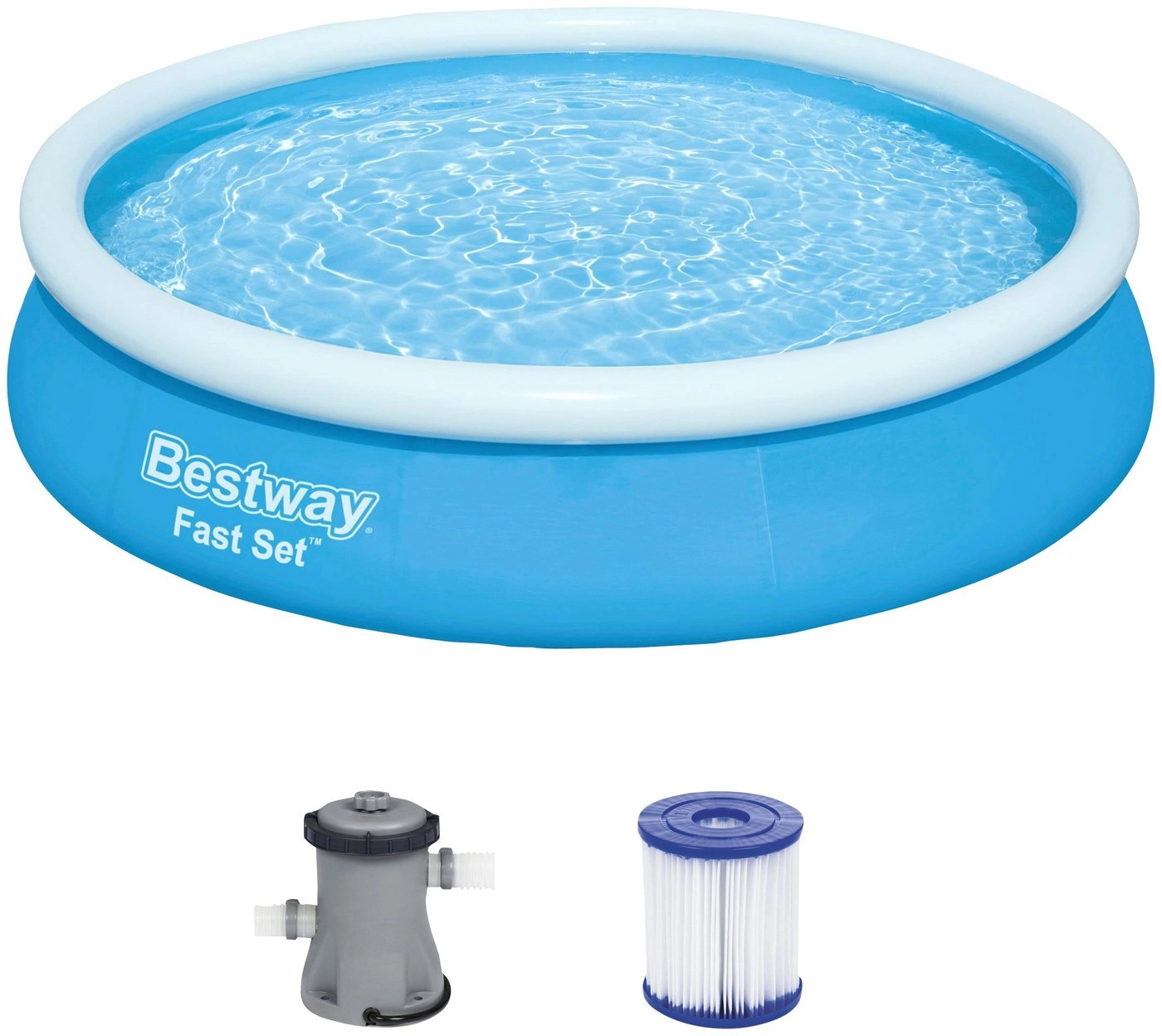 Fast Set Aufstellpool-Set, Ø 366cm x 76cm, Schwimmbad