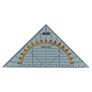 Geo-Dreieck aus Kunststoff 16 Zentimeter, Geodreieck