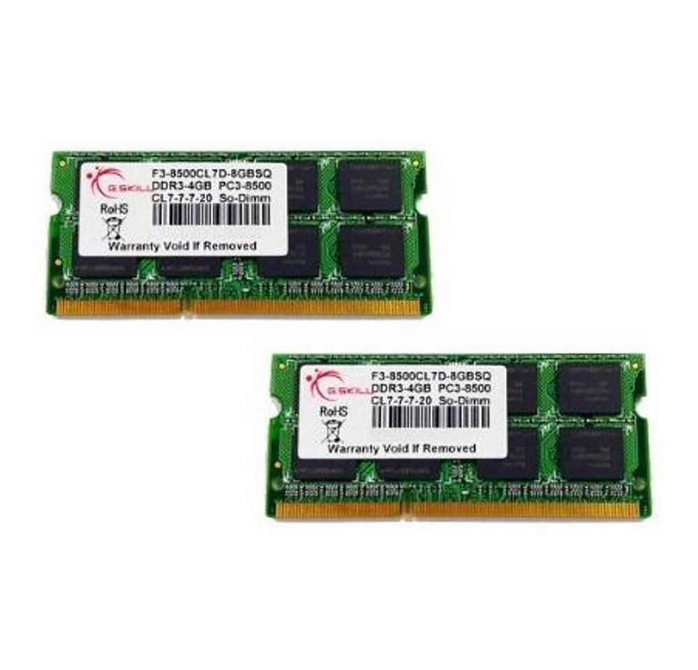 SO-DIMM 8 GB DDR3-1066 Kit, Arbeitsspeicher