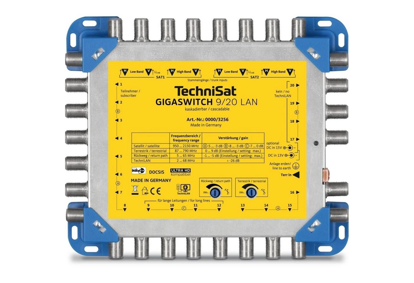 GIGASWITCH 9/20 LAN, Multischalter