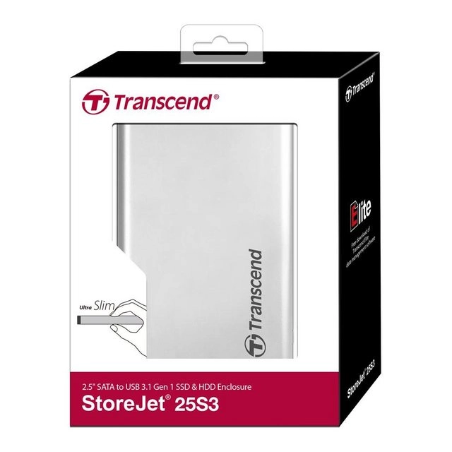 StoreJet 25S3 (USB 3.0 Enclosure), Laufwerksgehäuse