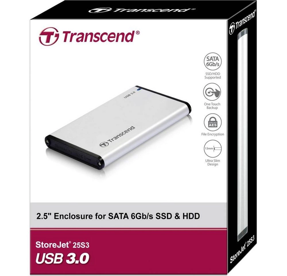 StoreJet 25S3 (USB 3.0 Enclosure), Laufwerksgehäuse