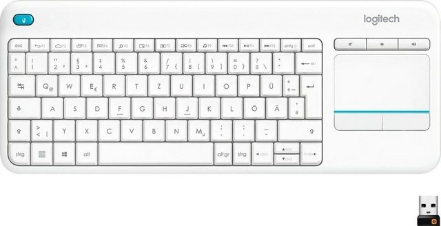 Wireless Touch Keyboard K400 Plus, Tastatur