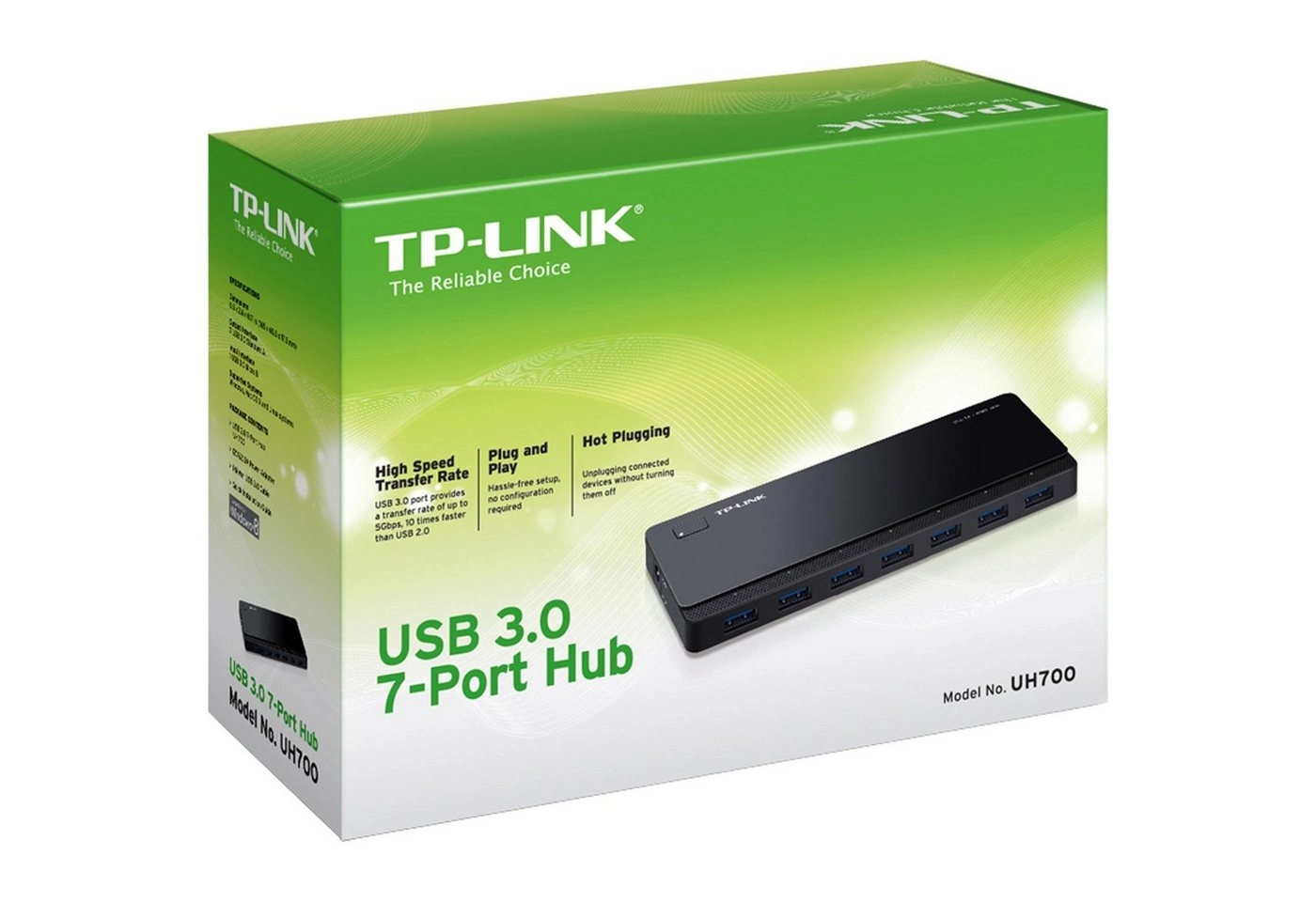 7-Port-USB-3.0-Hub (UH700), USB-Hub