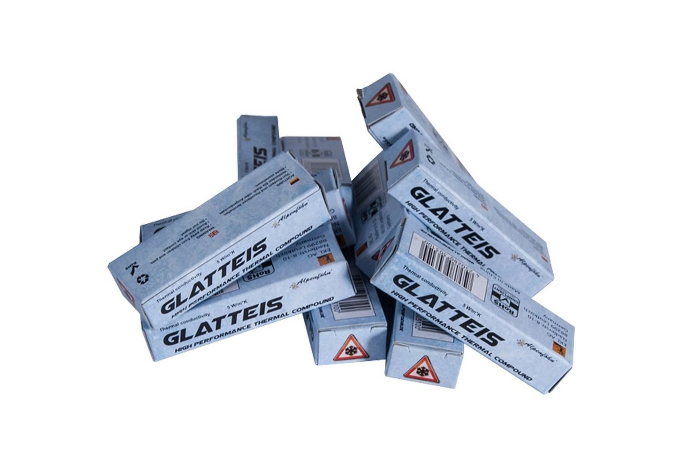 "Glatteis", Wärmeleitpasten