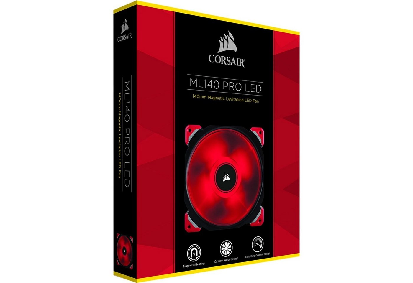 ML140 Pro LED Red, Gehäuselüfter