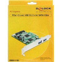 PCI Express Karte > 2x USB 3.0, 2x SATA, Controller