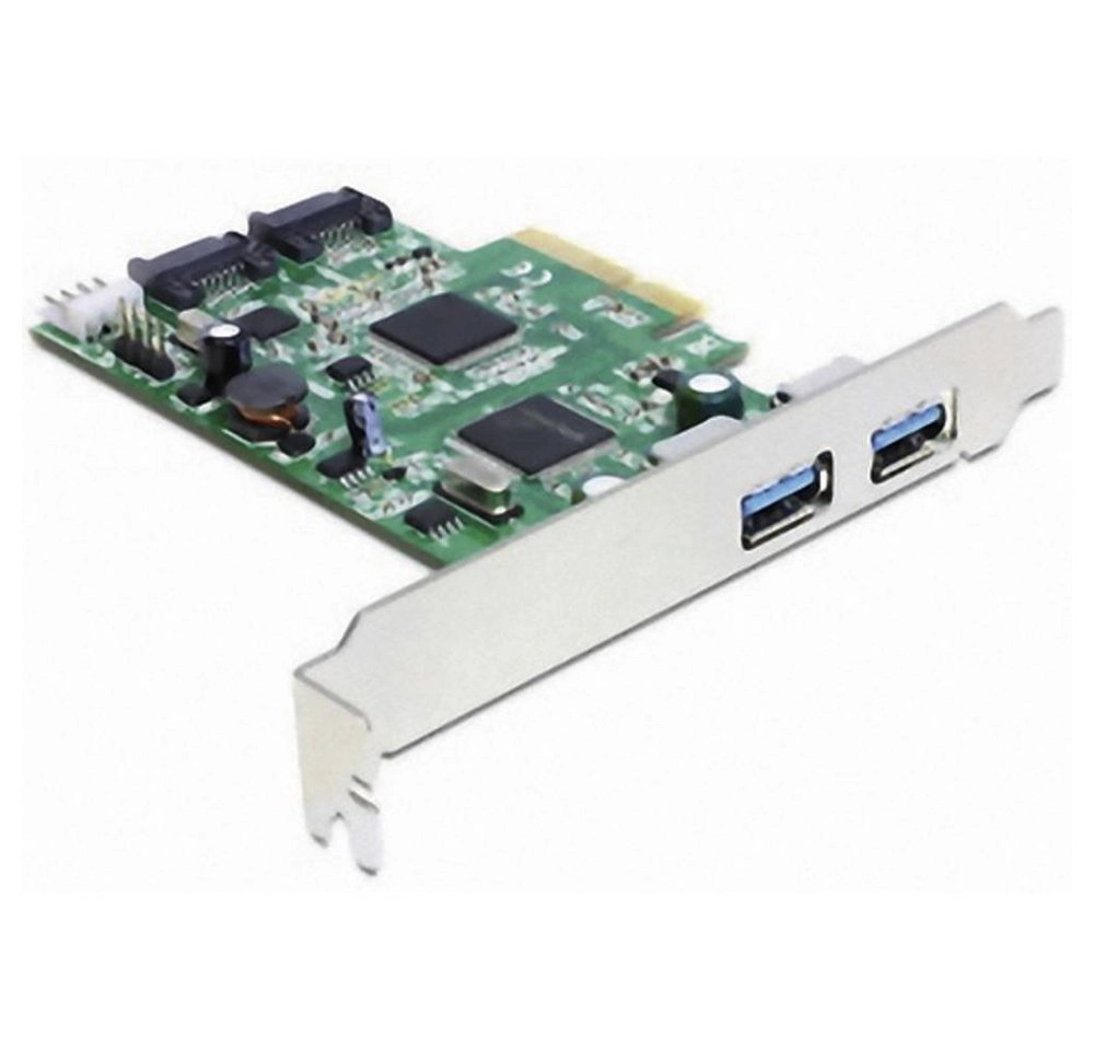 PCI Express Karte > 2x USB 3.0, 2x SATA, Controller