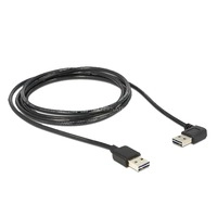 EASY-USB 2.0 Kabel, USB-A Stecker > USB-A Stecker 90°