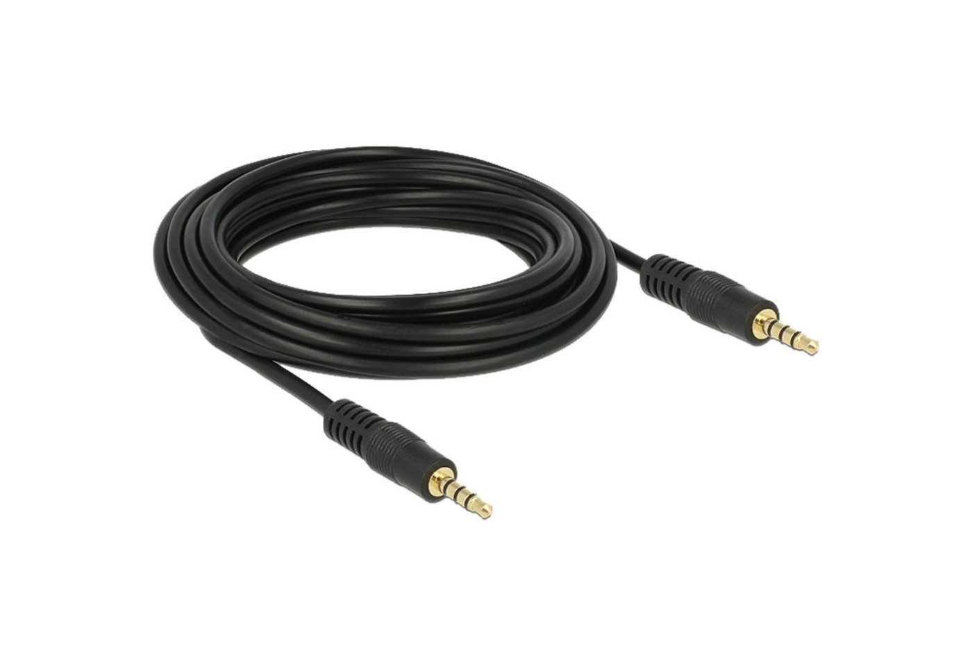 Audiokabel Klinke 3,5mm 4Pin > 3,5mm Stecker 4Pin