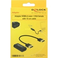 HDMI-A Buchse > VGA Buchse, Adapter