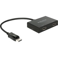 DisplayPort Splitter 1.2 in > 2x DisplayPort out