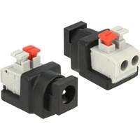 DC 5,5x2,1mm Buchse > Terminalblock 2Pin, Adapter