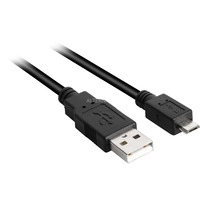 USB 2.0 Kabel, USB-A Stecker > Micro USB-B Buchse