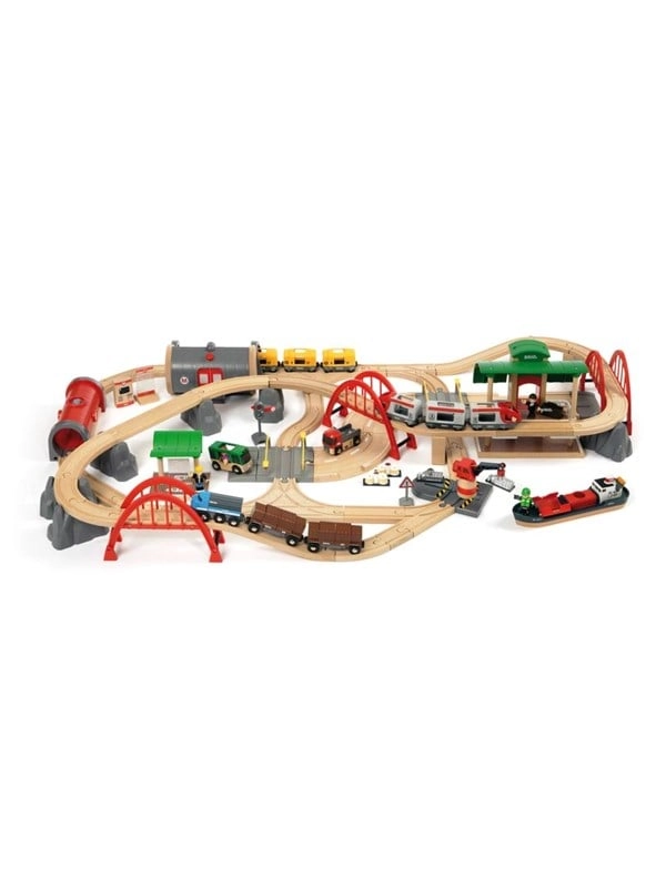 World Straßen und Schienen Bahn Set Deluxe