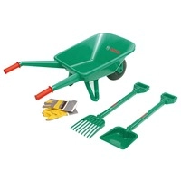 Bosch Gartenset mit Schubkarre 4-teilig, Gartenspielgerät