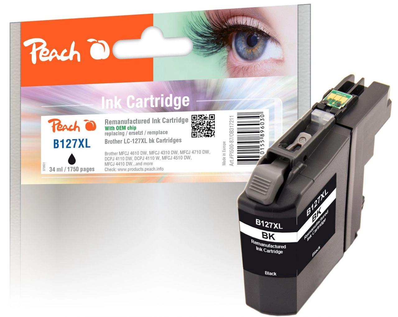 Tinte schwarz PI500-87