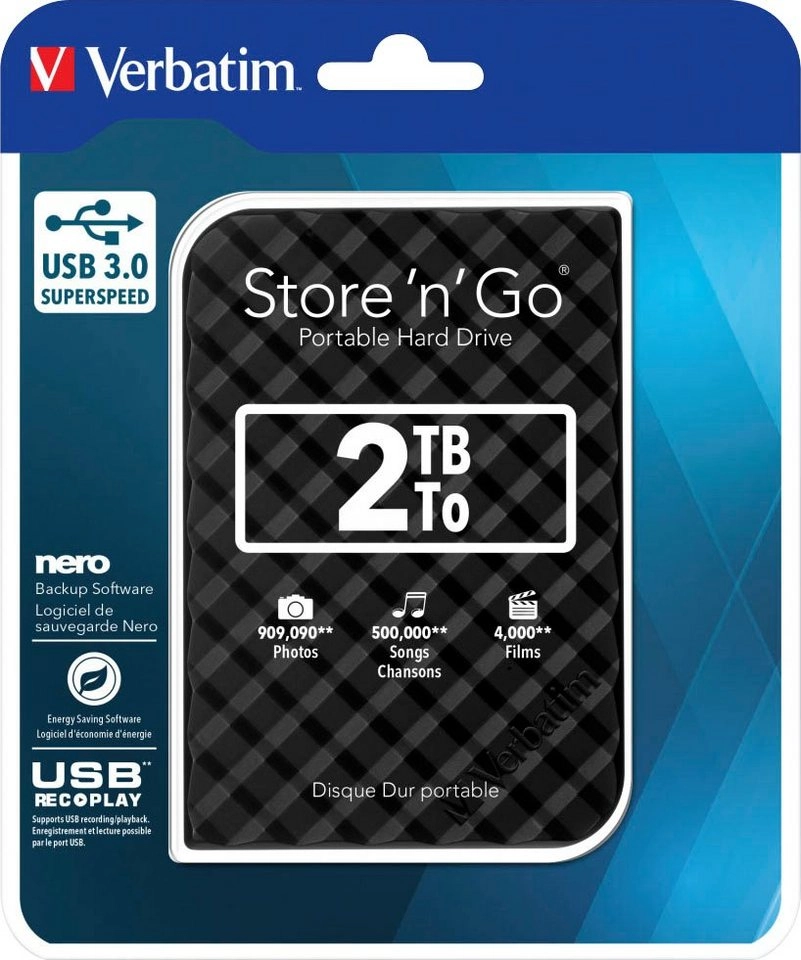 Store ''n'' Go 2 TB, Externe Festplatte