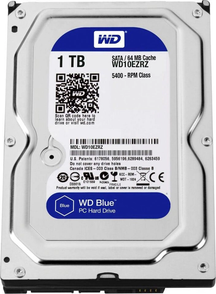 WD10EZRZ 1 TB, Festplatte