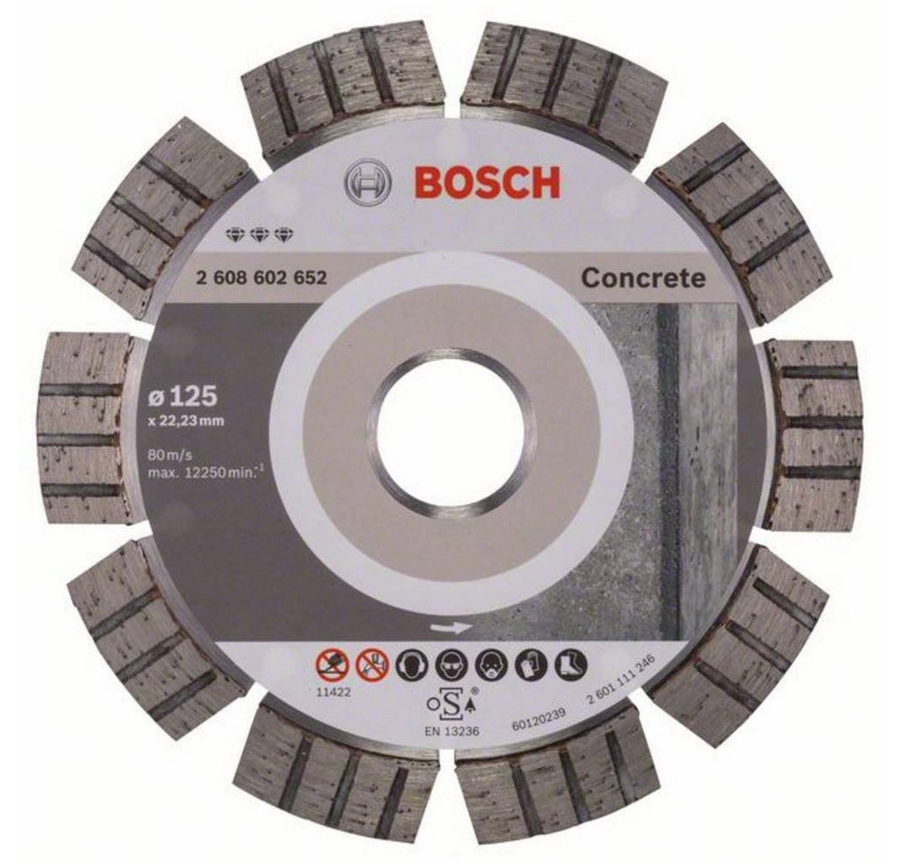 Diamanttrennscheibe Best for Concrete, 125mm