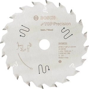 Kreissägeblatt Top Precision Best for Wood, 165mm