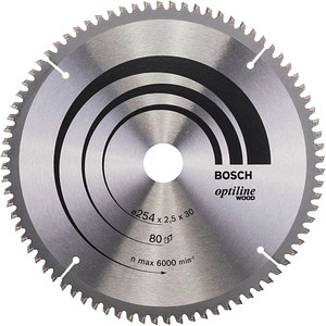 Kreissägeblatt Optiline Wood, Ø 254 x 30mm