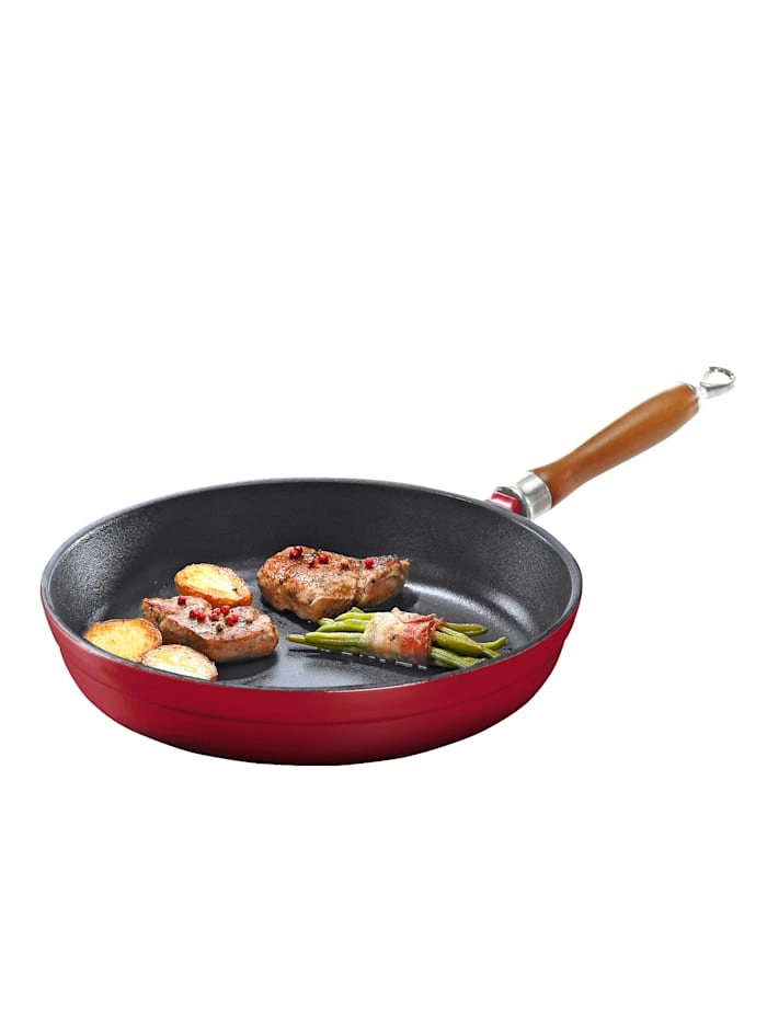 Krüger, Bratpfanne "'Vulcan" mit Holzstiel