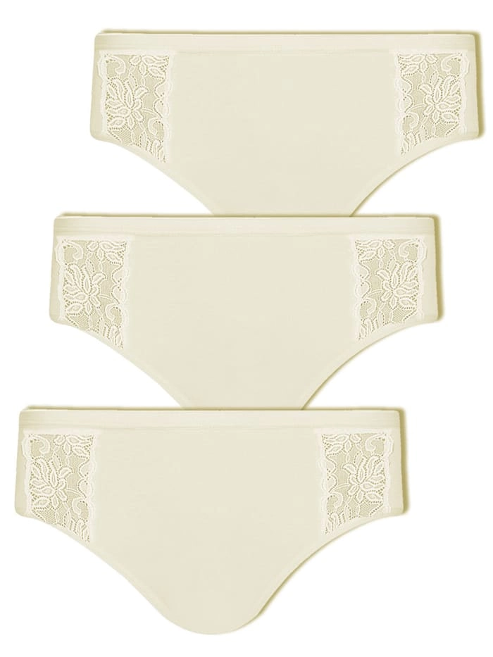 Pompadour, 3er Pack Damen Maxi Slip Nostalgie