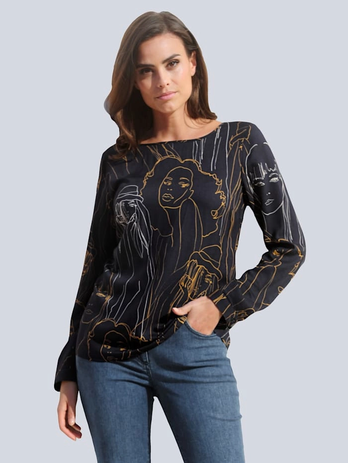 Alba Moda, Druckbluse