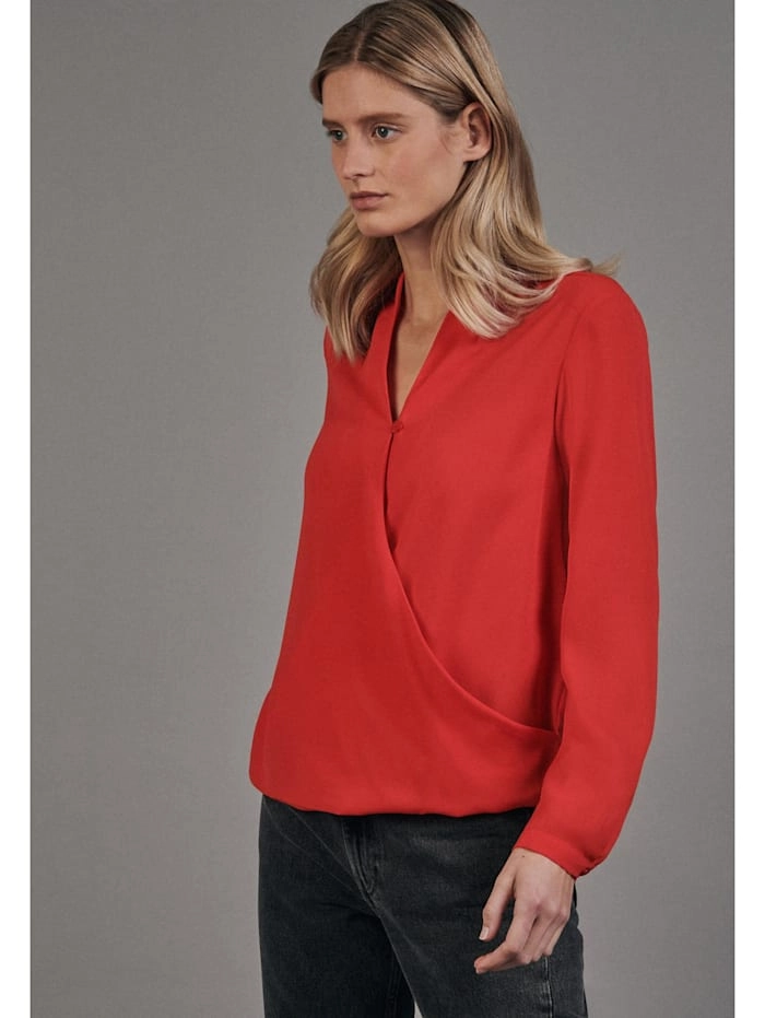 Seidensticker, Wickelbluse ' Schwarze Rose '