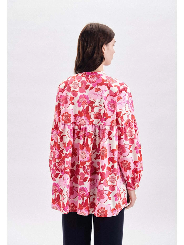 Seidensticker, Stehkragenbluse ' Schwarze Rose '