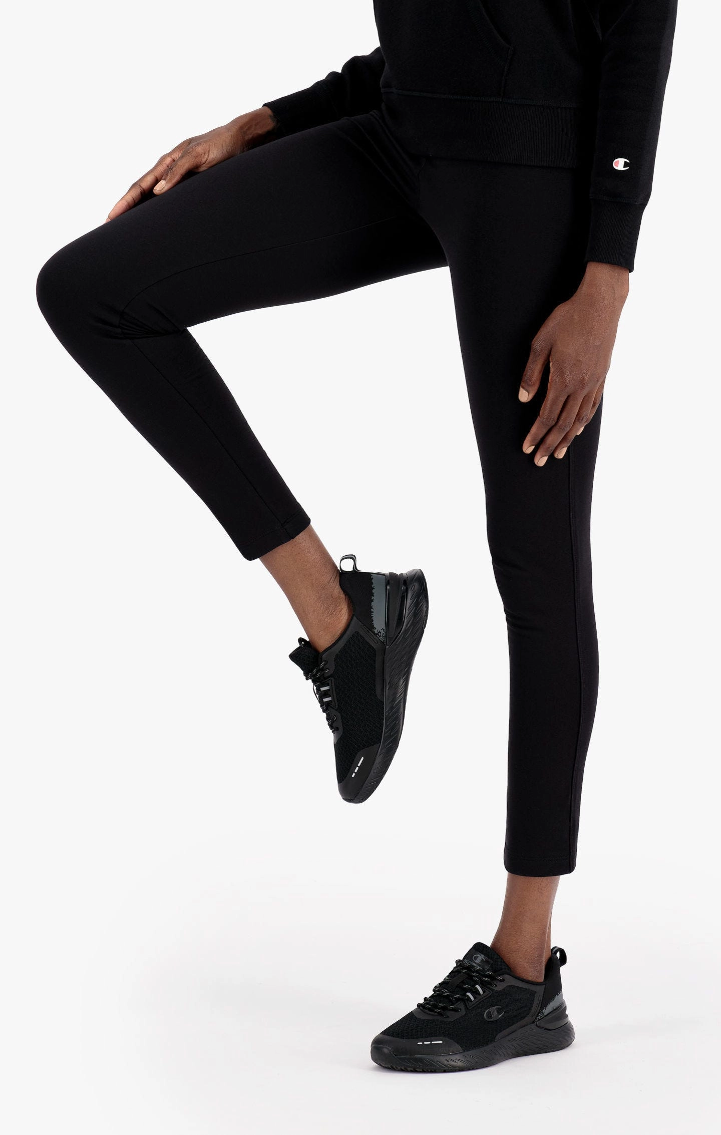 Leggings mit C Logo aus elastischer Baumwolle