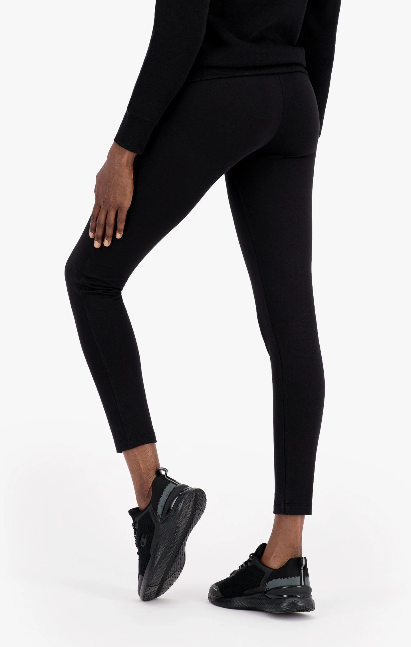 Leggings mit C Logo aus elastischer Baumwolle