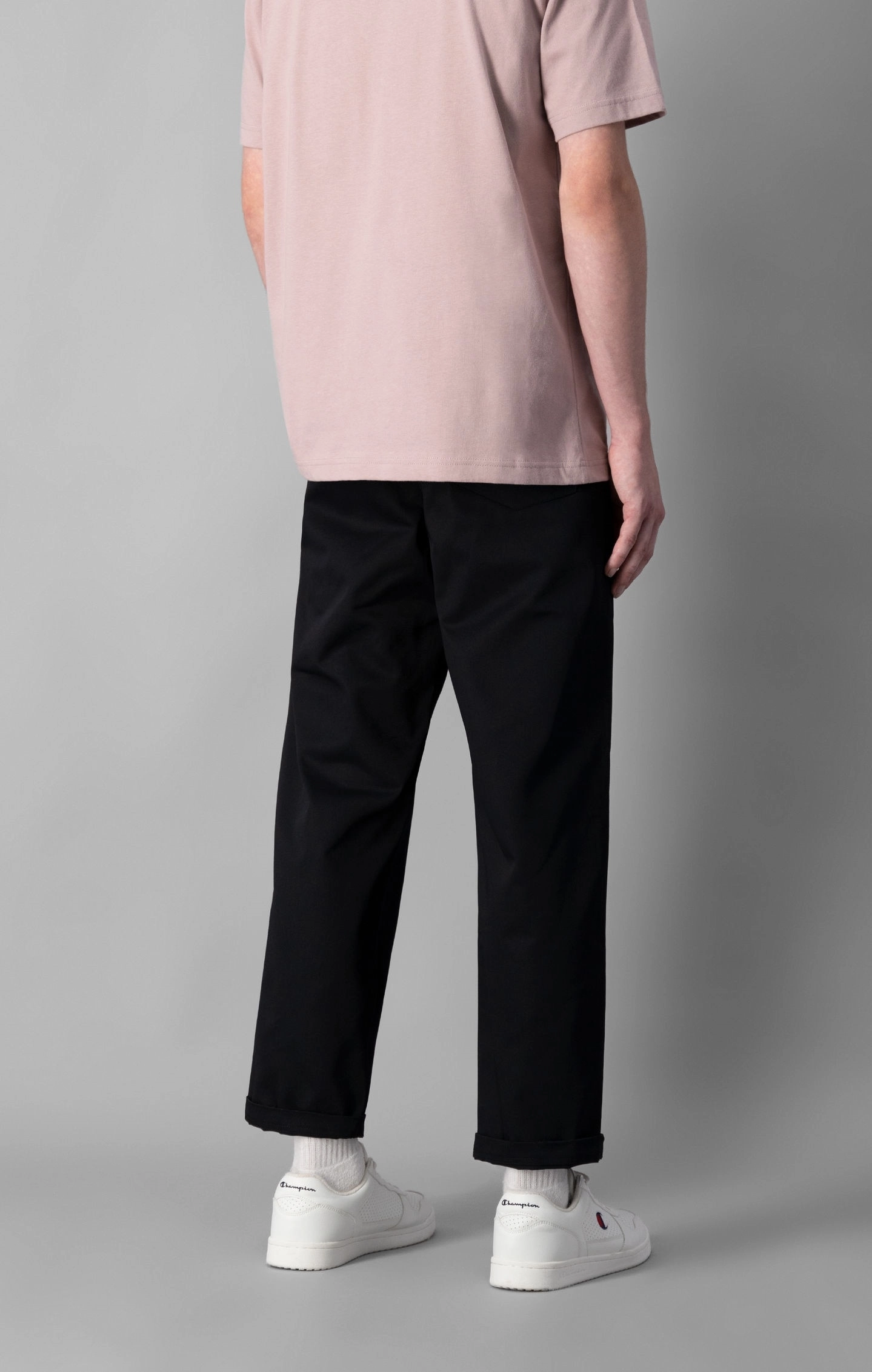 Knöchellange Webhose mit geradem Bein