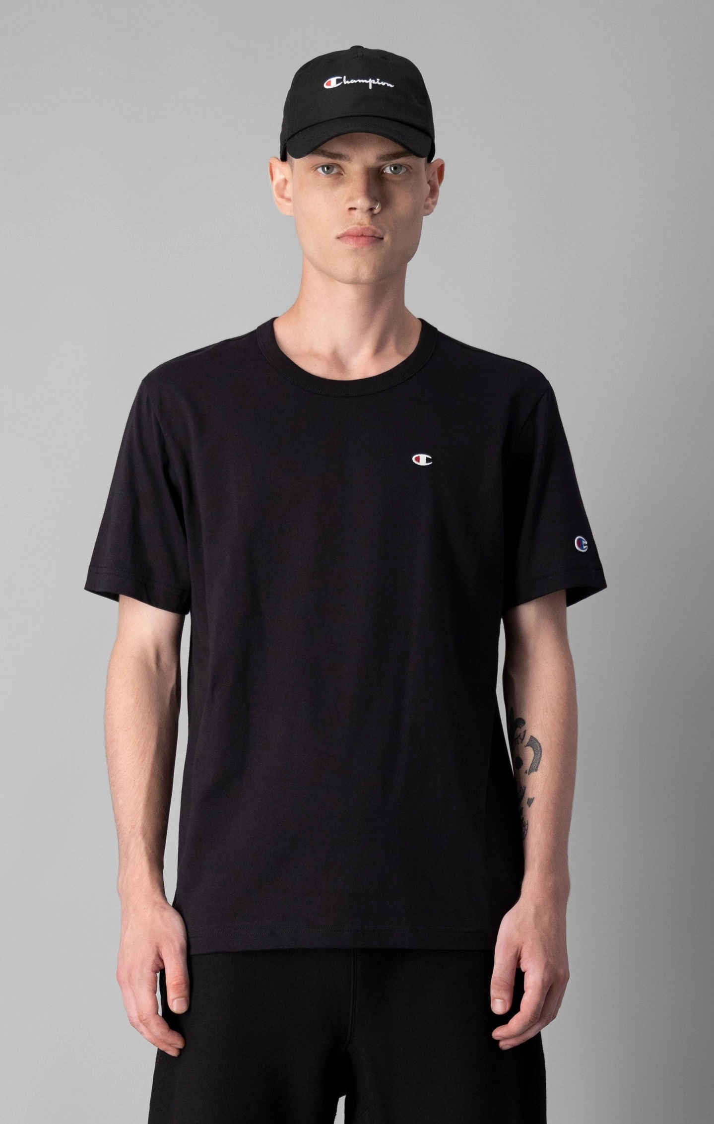 Rundhals-T-Shirt mit C-Logo