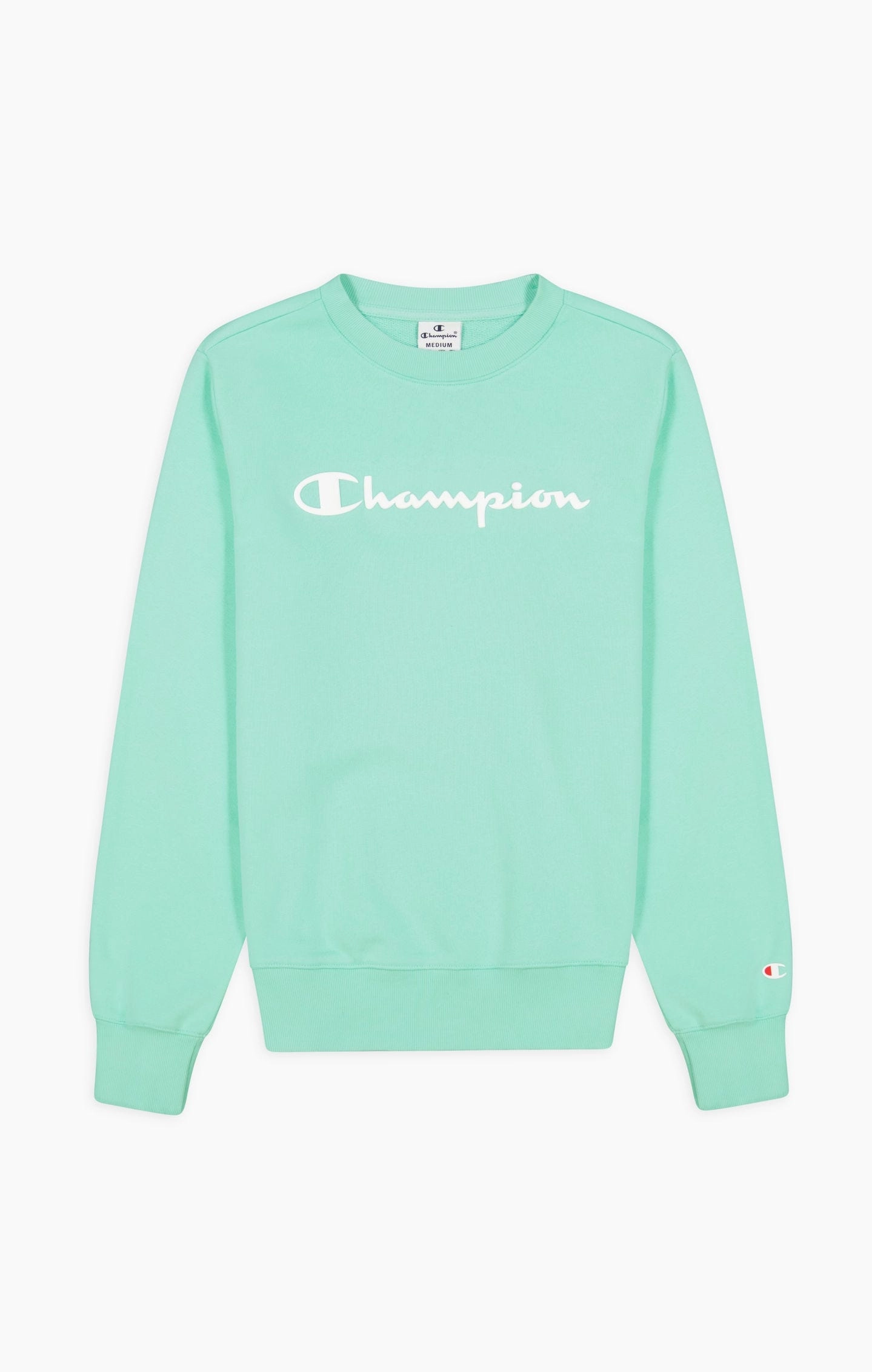 Sweatshirt aus Baumwolle mit Logo-Schriftzug vorne