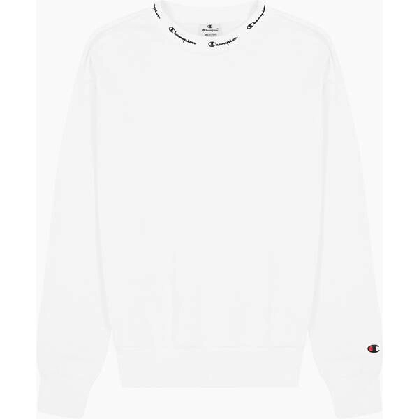 Sweatshirt mit umlaufendem Logo-Schriftzug am Hals