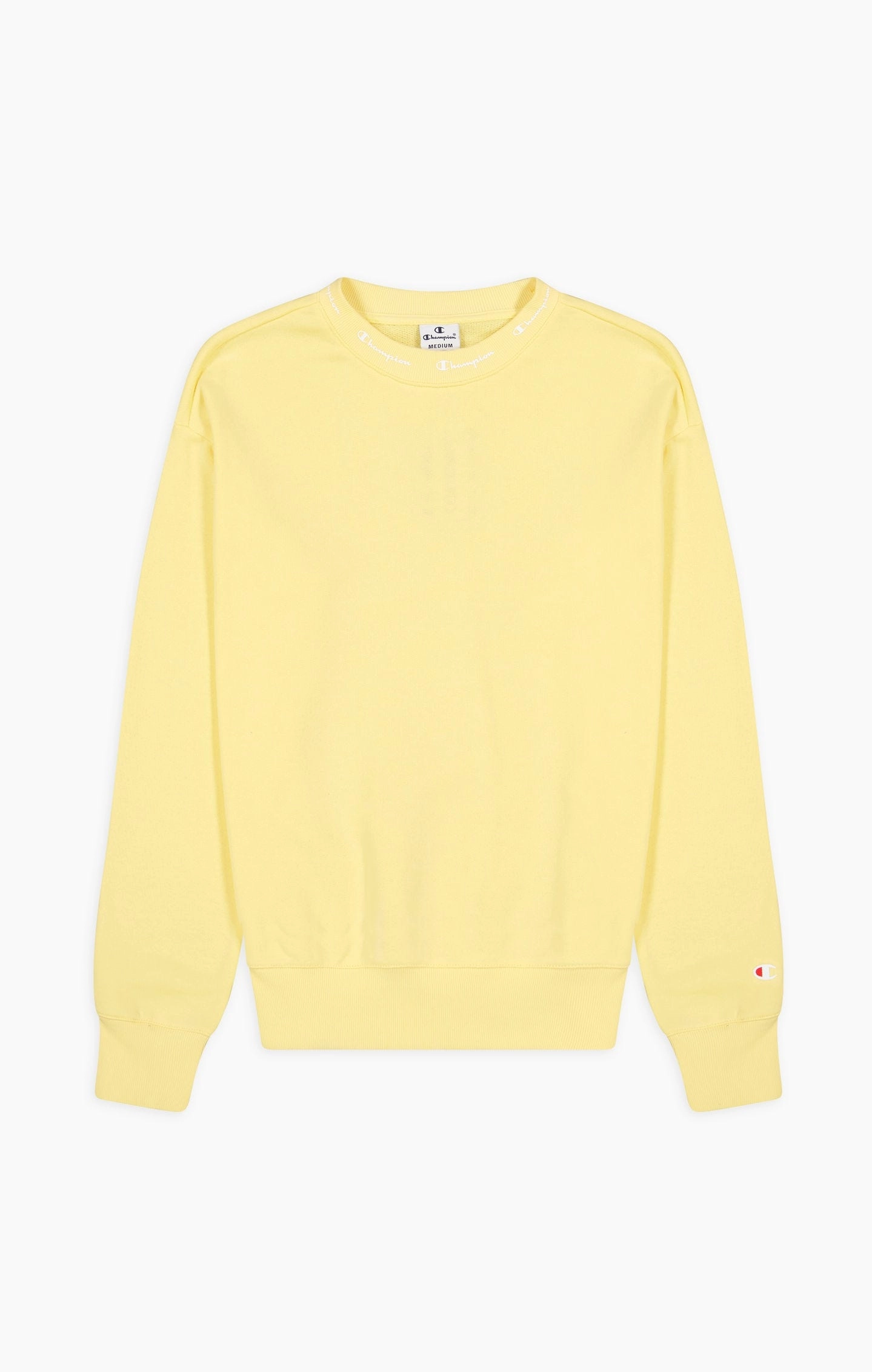 Sweatshirt mit umlaufendem Logo-Schriftzug am Hals