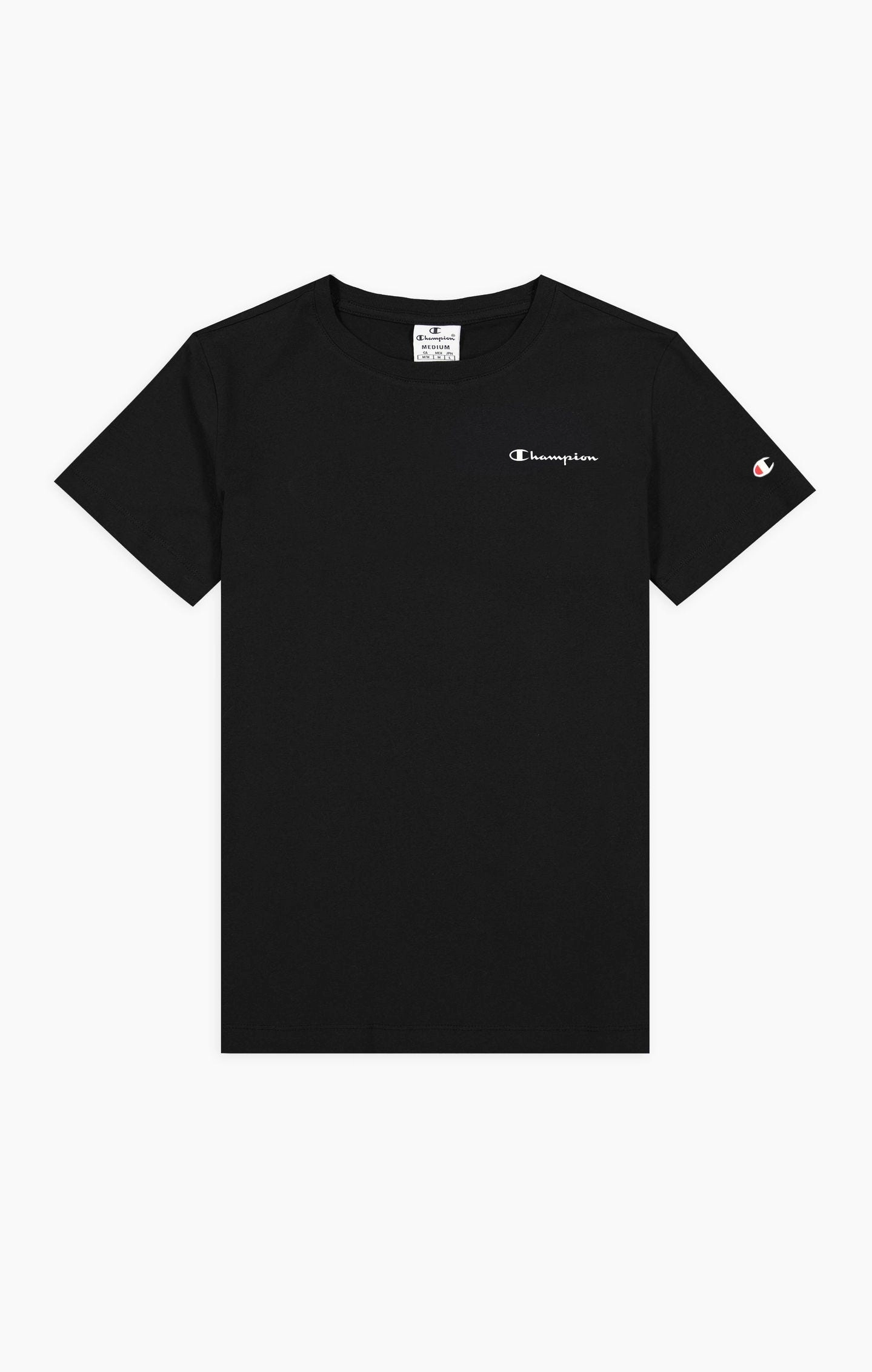 T-Shirt aus Baumwolle mit kleinem Printlogo-Schriftzug