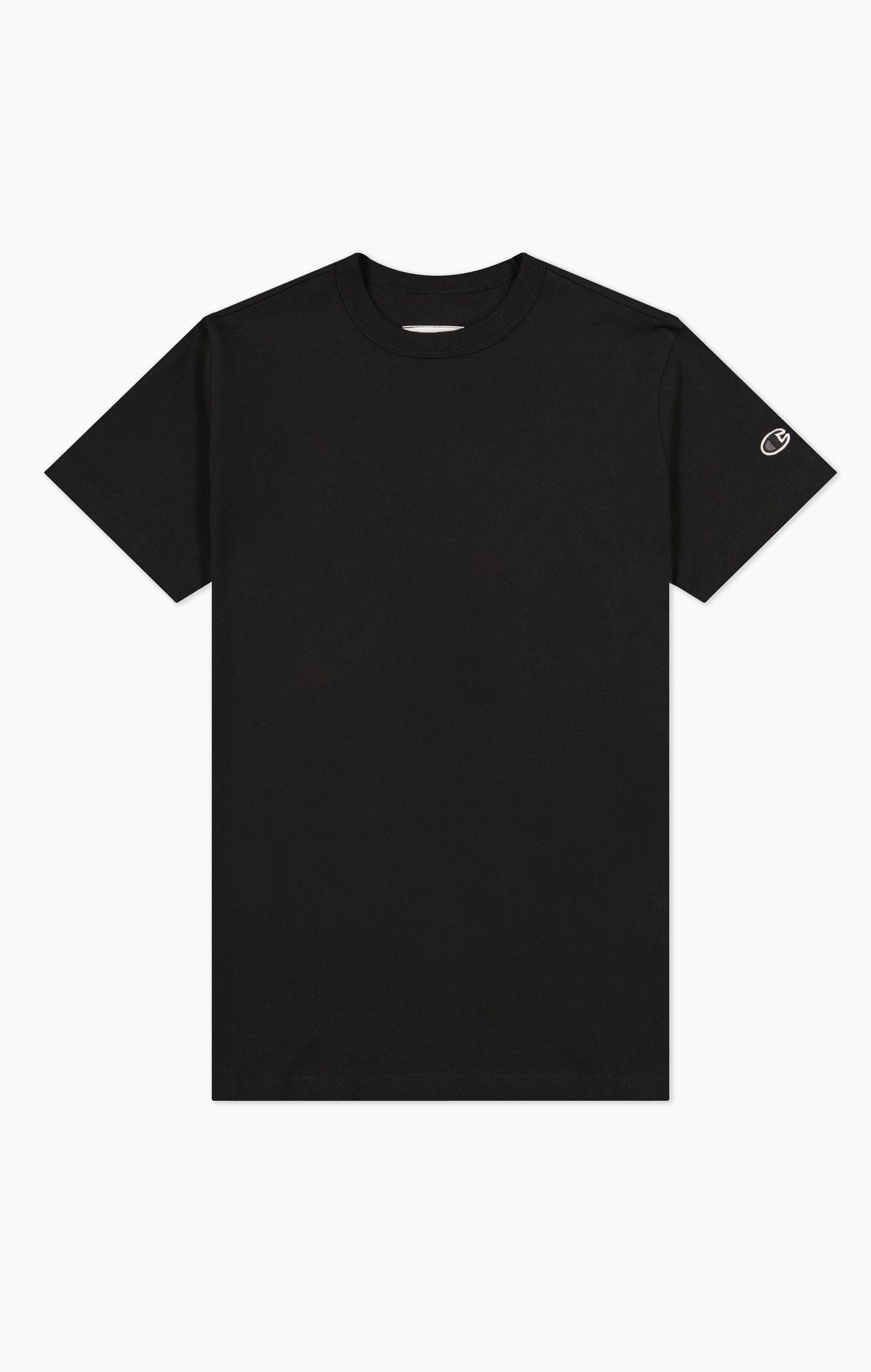 T-Shirt aus weicher Baumwolle mit C-Logopatch