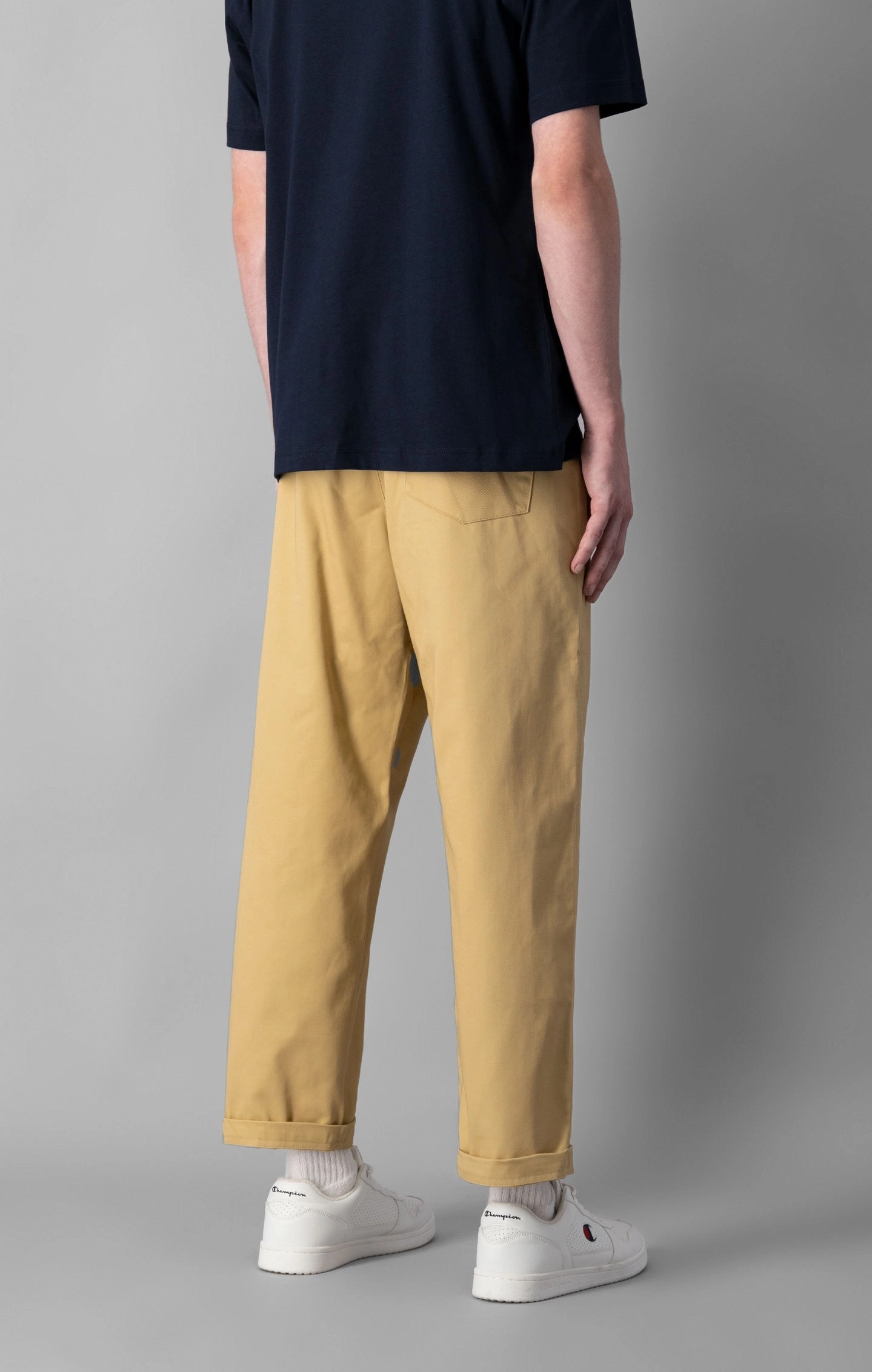 Knöchellange Webhose mit geradem Bein