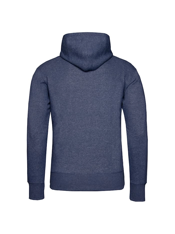 Kapuzenpullover mit gesticktem Logo-Schriftzug