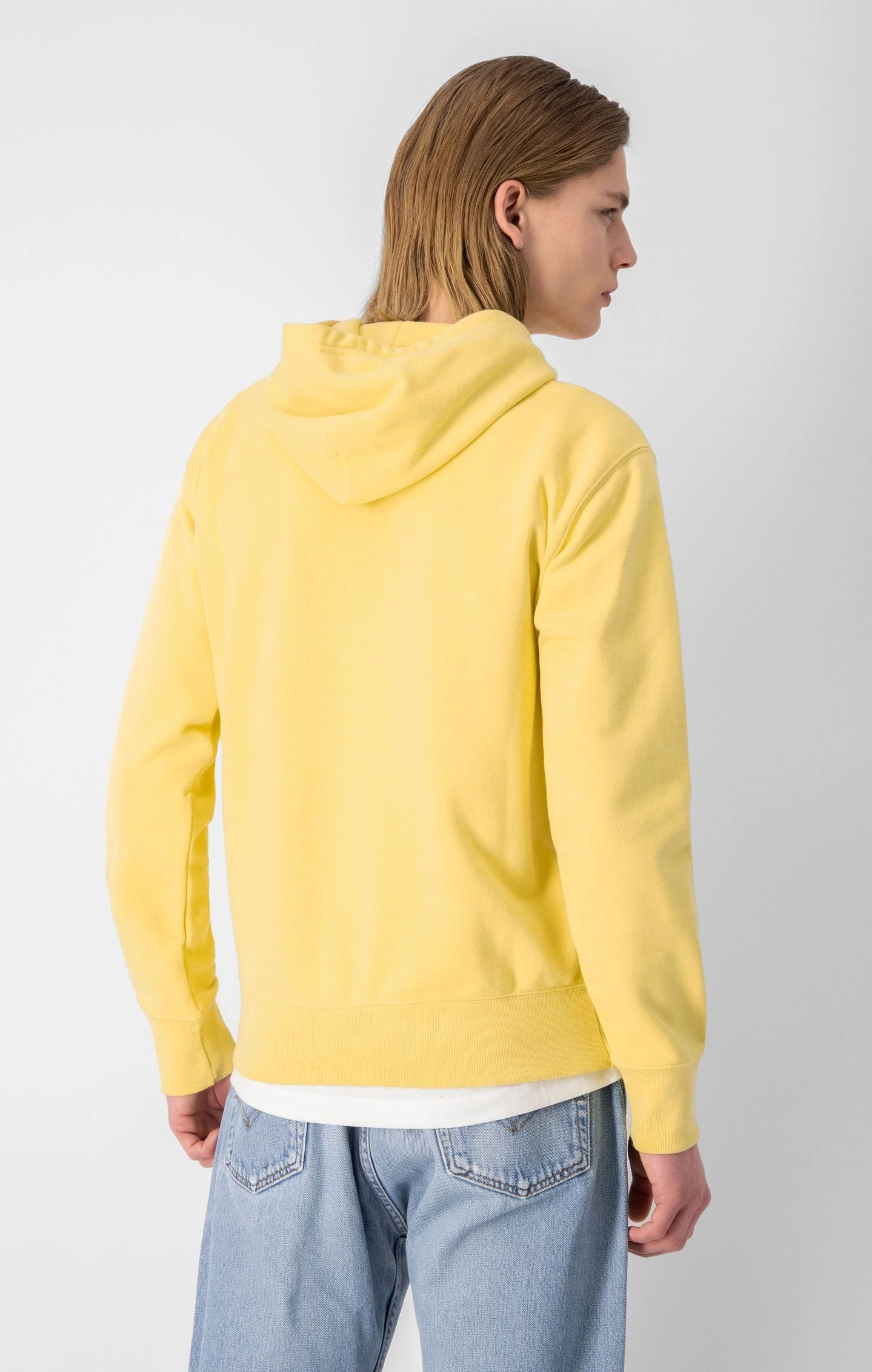 Kapuzenpullover mit gesticktem Logo-Schriftzug