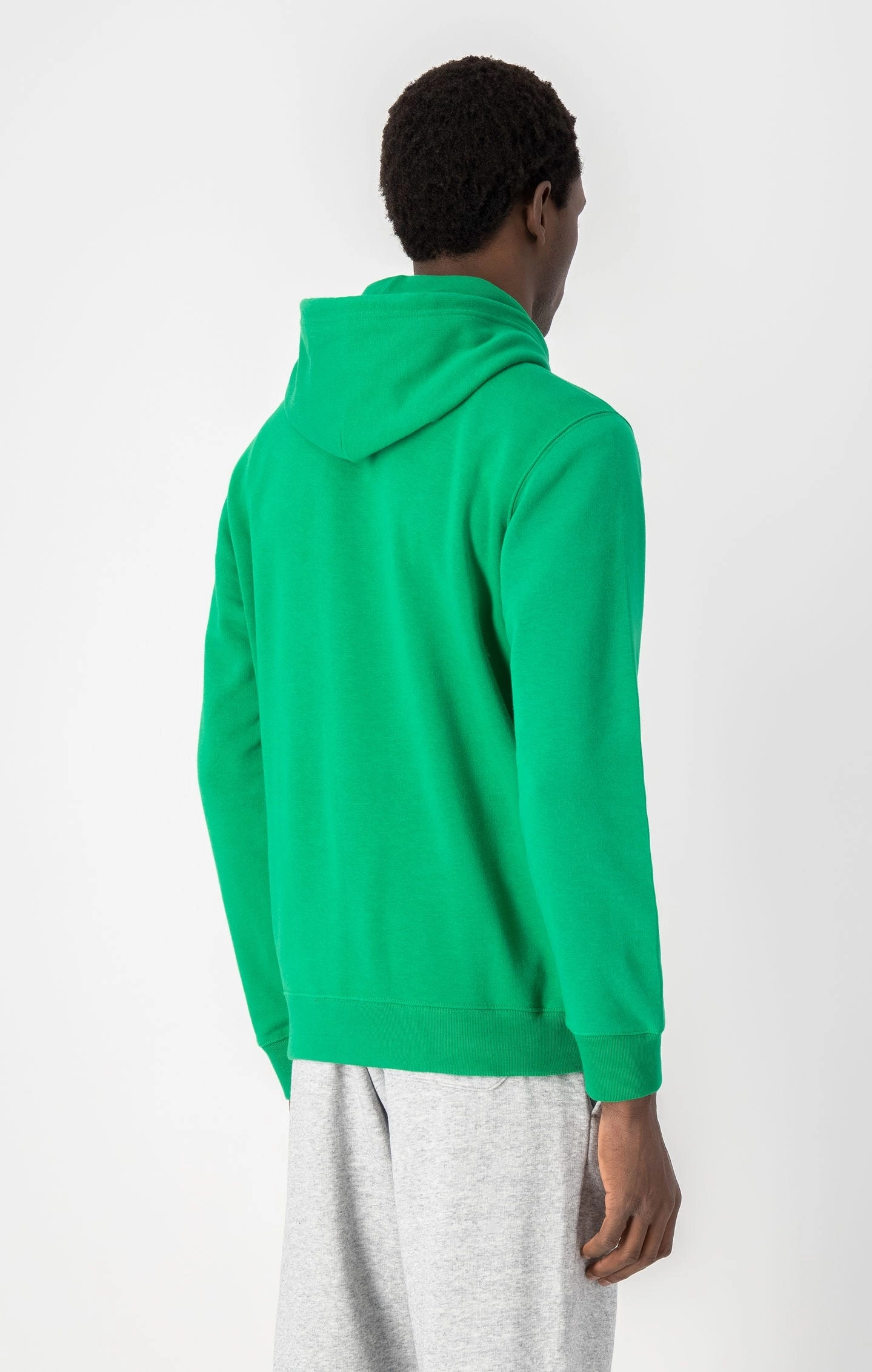 Kapuzenpullover aus Baumwollfrottee mit Logo-Schriftzug